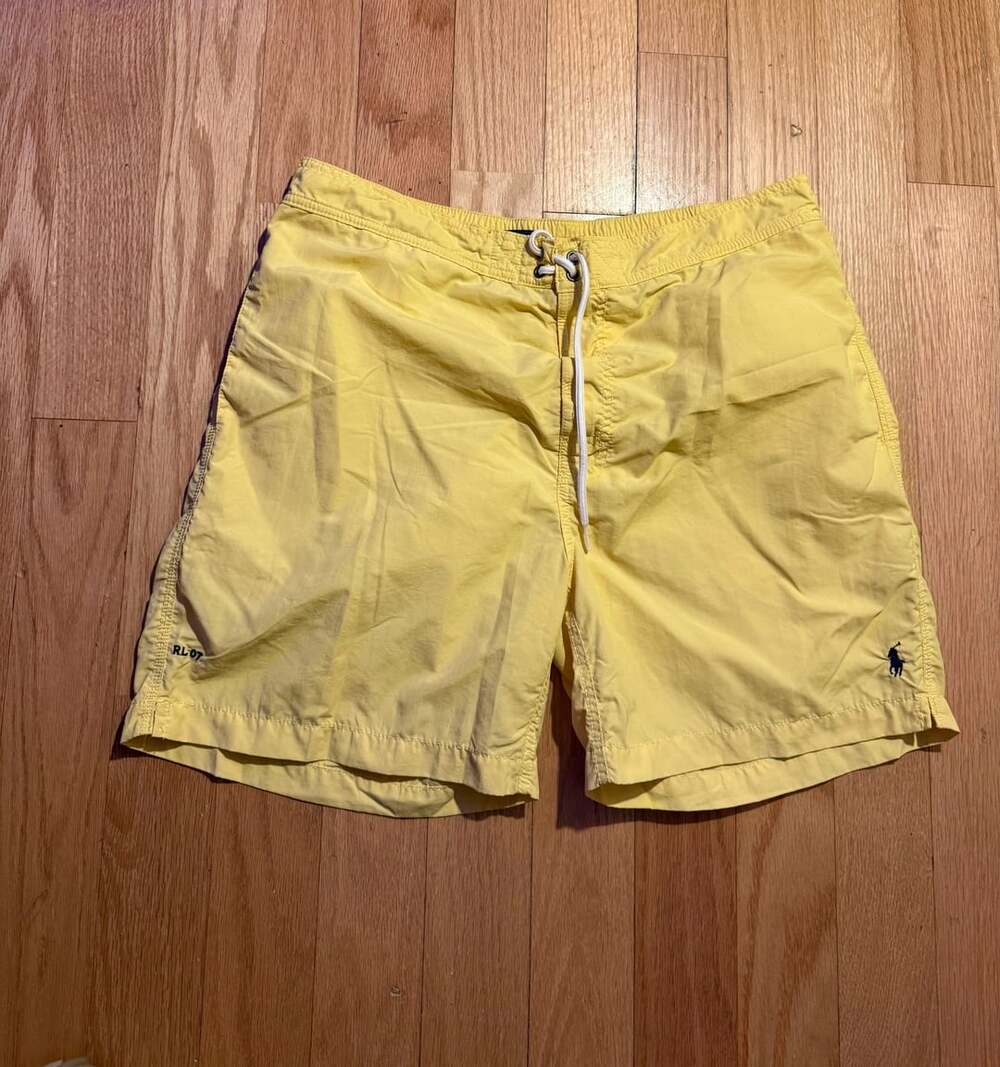 Polo Ralph Lauren Yellow Kailua Classic Swimwear Trunks